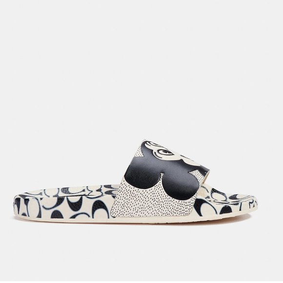 🥰 🐭 Coach Disney Mickey Mouse X Keith Haring Slide - Picture 4 of 13